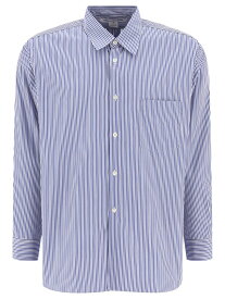 COMME DES GAR CONS FOREVER コム デ ギャルソンフォーエバー ブルー Blue Striped shirt with chest pocket シャツ メンズ 春夏2024 FZ-B218-PER1 STRIPE 1 【関税・送料無料】【ラッピング無料】 vi