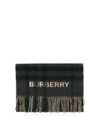 BURBERRY バーバリー グレー Grey Contrast check cashmere scarf ファッション小物 レディース 春夏2024 8045171 【関税・送料無料】【ラッピング無料】 vi