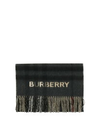 【本日5の付く日ポイント4倍!!】 BURBERRY バーバリー グレー Grey Contrast check cashmere scarf ファッション小物 レディース 春夏2024 8045171 【関税・送料無料】【ラッピング無料】 vi