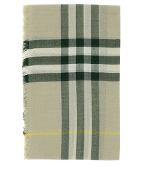 BURBERRY バーバリー グリーン Green Check wool scarf ファッション小物 レディース 春夏2024 8080099 【関税・送料無料】【ラッピング無料】 vi