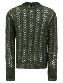 【本日5の付く日ポイント4倍!!】 JEAN-LUC A.LAVELLE グリーン Green "Redos Knitted" sweater ニットウェア メンズ 春夏2024 JBMW046YA02BLK0006 【関税・送料無料】【ラッピング無料】 vi