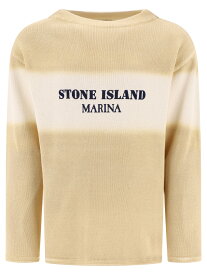 【0の付く日ポイント4倍】 STONE ISLAND ストーン アイランド ベージュ Beige "Stone Island Marina" sweater ニットウェア メンズ 春夏2024 8015508XAV0091 【関税・送料無料】【ラッピング無料】 vi