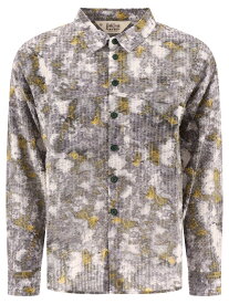 BRAIN DEAD ブレインデッド グレー Grey "Distorted Heat" shirt シャツ メンズ 春夏2024 T24003648GYGREY 【関税・送料無料】【ラッピング無料】 vi
