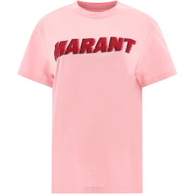 ISABEL MARANT ETOILE イザベル マラン エトワール ピンク Pink "Edwige" t-shirt Tシャツ レディース 秋冬2023 23PTS0035FAA1N91ELPPK 【関税・送料無料】【ラッピング無料】 vi