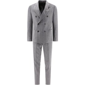 LARDINI ラルディーニ グレー Grey Pinstriped suit スーツ メンズ 秋冬2023 IT425AEITSK61434930GR 【関税・送料無料】【ラッピング無料】 vi