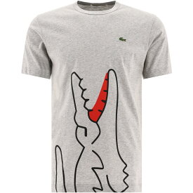 COMME DES GARCONS コム デ ギャルソン グレー Grey "Lacoste x COMME des GARCONS" t-shirt Tシャツ メンズ 秋冬2023 FL-T012-0511 TOP GREY 【関税・送料無料】【ラッピング無料】 vi