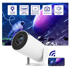 �v���W�F�N�^�[ ���^ �v���W�F�N�^�[�{�� �ƒ�p ���^ 4K�Ή� ���P�x ������`�␳ 10000lm �v���W�F�N�^�[ 5G WiFi6 Bluetooth5.2 �Z�������e HIFI�X�s�[�J�[���� Android TV 11.0