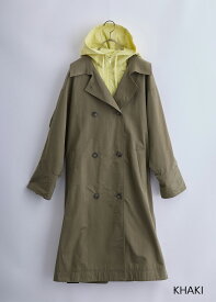 【SALE30%OFF】【2025Spring】【即納】【Femicite(フェミシテ)】レイヤード トレンチ レディース コート ロング 春 夏 取り外し可能 フード 2way 30代 40代 50代 カジュアル【2025ss新作】カジュアル スタイリッシュ モード ミリタリー アースカラー