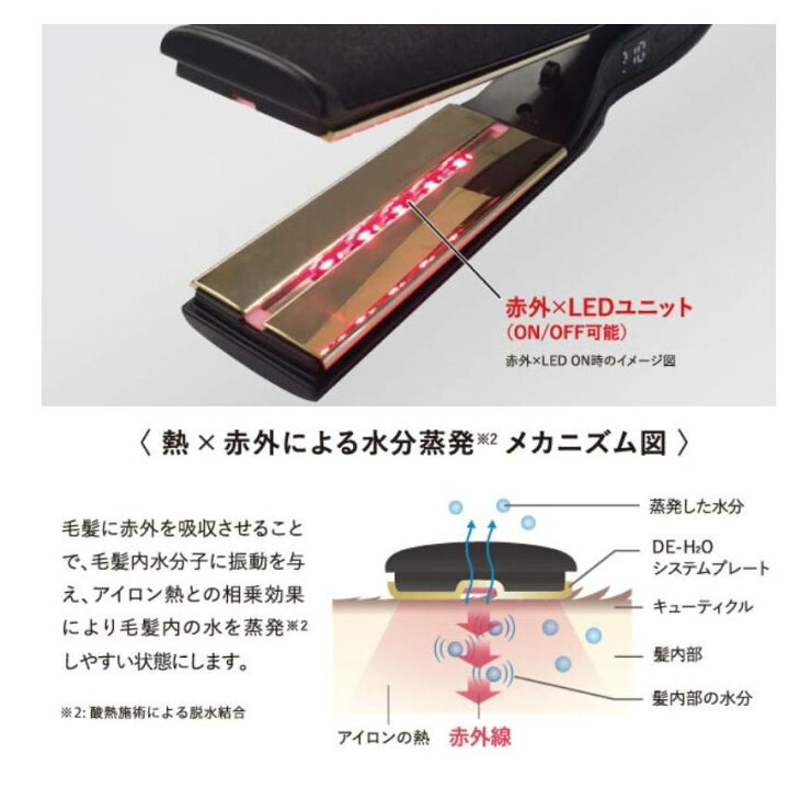 楽天市場】クレイツイオン DE-H2O ST38 水抜きアイロン 【 SCIS-D38PRO 