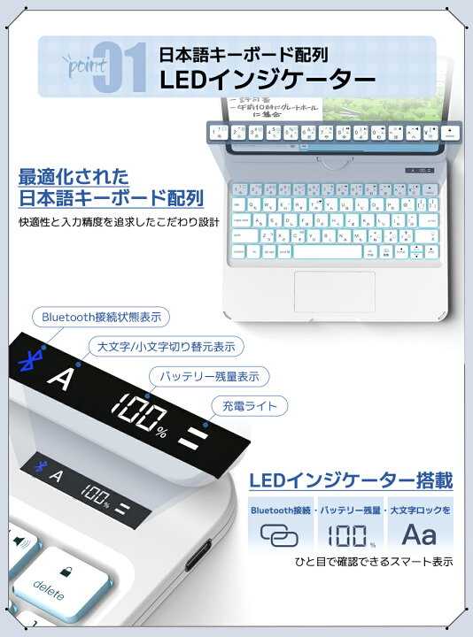 楽天市場】【楽天1位獲得・iPadペンシル特典開催中】 ipad キーボード 