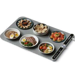 【2025新作&即納】 保温プレート 8秒急速加熱 9段階温度モード(40〜120℃) タイマー機能付き 安心のチャイルドロック機能 食品級シリコン製 食品保温プレート 多機能食品断熱ボード 解凍プ