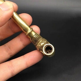 高級 古玩老 象嵌玉煙斗文玩煙口銅器彫刻品 純銅 装飾品 オブジェ インテリア 仏教 美術 zippo ジッポ パイプ タバコ たばこ 煙草