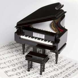 グランドピアノのオルゴール ミニチュア 高級感 音楽 アンティーク インテリア ギフト 飾り 置物 オブジェ