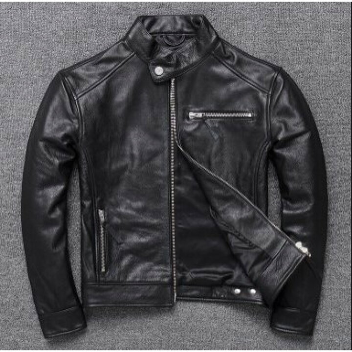 楽天市場】新品 ライダースジャケット 黒 革ジャン レザージャケット 