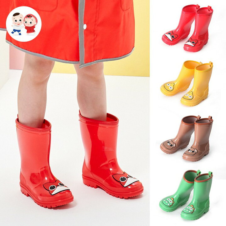 楽天市場 送料無料 レインブーツ レインシューズ キッズ 長靴 子供用 雪 スノーブーツ ジュニア 女の子 男の子 シューズ 雨靴 通園 通学用 雨 女児 軽量 軽い ショート 子ども キッズ 長ぐつ 幼稚園 小学生 16cm 17cm 18cm 19cm cm 21cm 22cm 狐