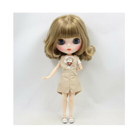 ブライス アイシードール カスタム人形 本体とアウトフィットのセット ドール 人形　(ブラウン・ミディアムヘア） YYRA1043