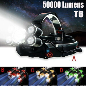 �w�b�h���C�g �����v �C�O�u�����h �I�ׂ�4�F 50000���[���� XML T6 XPE 4���[�h �h��LED �g�[�`�����v YYRB923