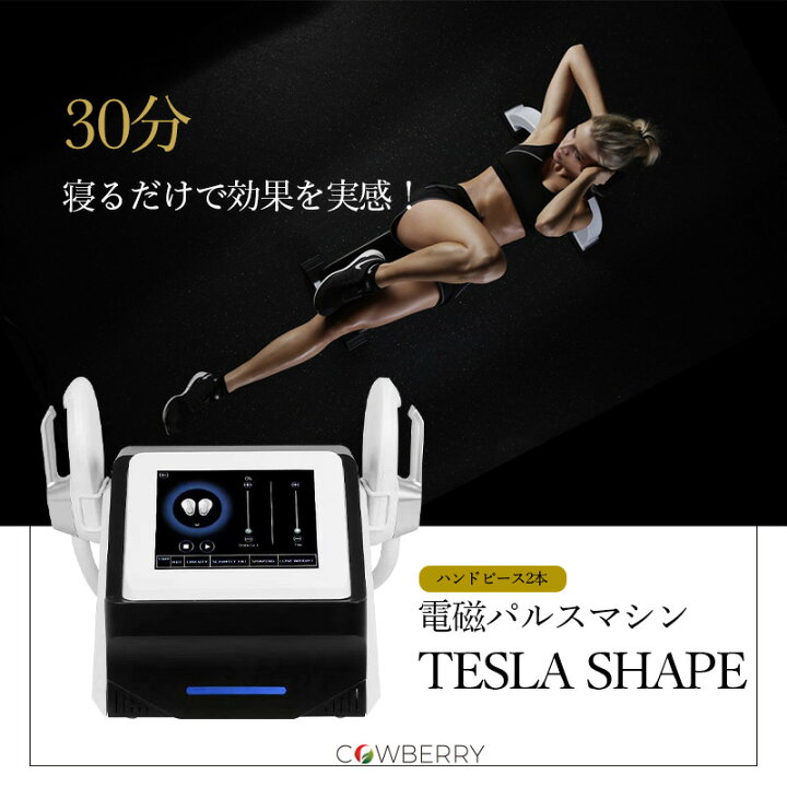 楽天市場】【送料無料】電磁パルステスラシェイプ[ハンドピース2本 
