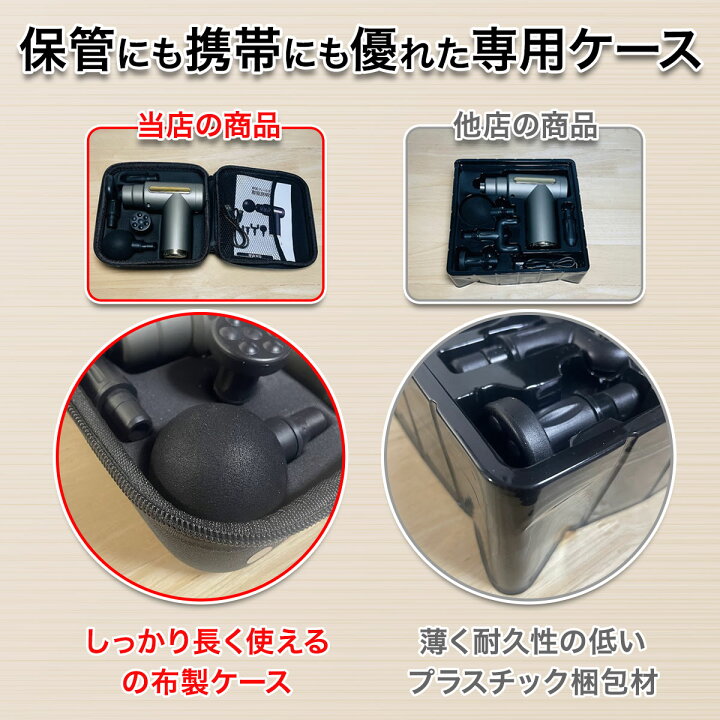 楽天市場】【楽天1位】筋膜リリースガン ミニ mini ケース入り 肩 腰 