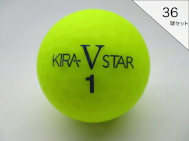 Sクラス 2017年モデル キャスコ KIRA STAR V イエロー 36球セット 送料無料 /ロストボール【中古】