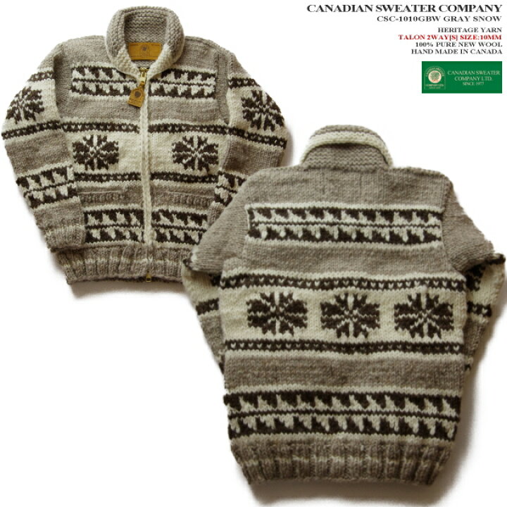 楽天市場】カウチンセーター（カウチンジャケット）｜Canadian Sweater 