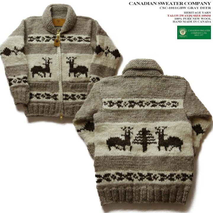 楽天市場】カウチンセーター（カウチンジャケット）｜Canadian Sweater 