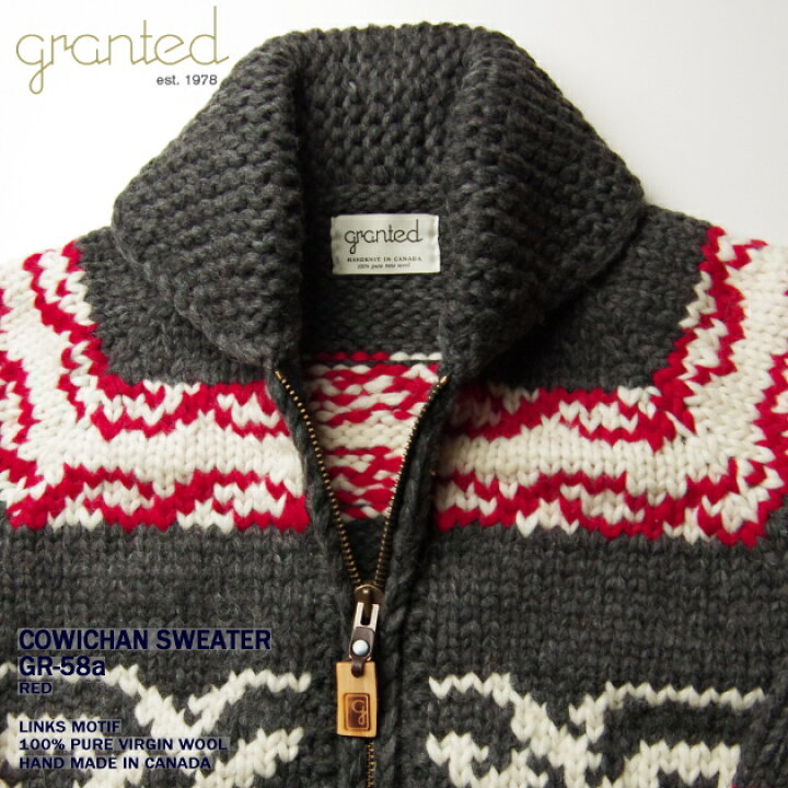 楽天市場】グランテッド granted カウチンセーター｜カナダ製｜GR-58a 