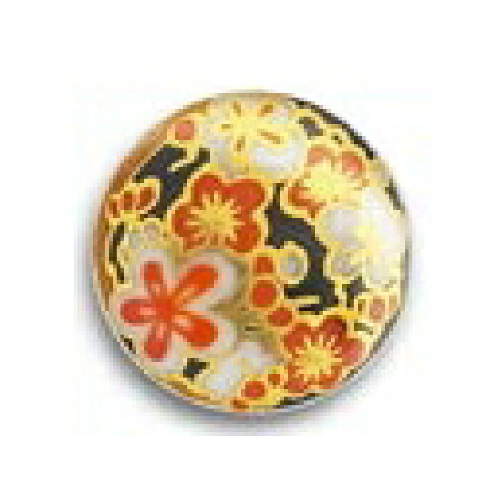 楽天市場】薩摩ボタン｜Satsuma Buttons（15mm）｜SB-097 梅桜(黒 