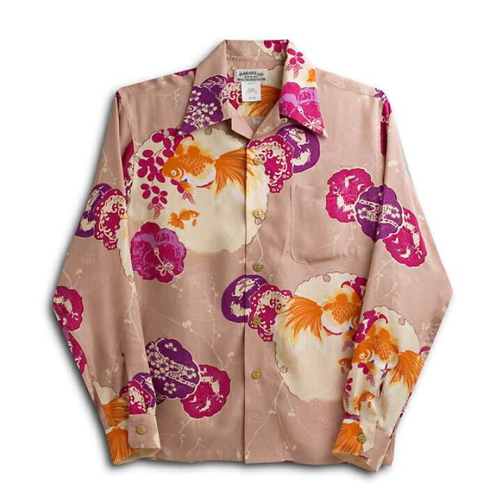 楽天市場】アロハシャツ・マカナレイ（MAKANA LEI）AMT-037SP/L金魚  