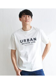 【ポイント10倍 6/4 20:00～6/11 1:59まで】URBAN NATURE LIFE アーバンネイチャーライフ プリントTシャツ