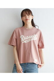 RUSSELL ATHLETIC ラッセルアスレチック ロゴプリントTシャツ