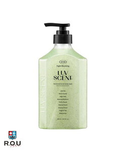 �y�|�C���g10�{ 4/1 0:00�`23:59�܂Łz�yR.O.U�zLUV SCENT ���u�Z���g �X�N���u�E�H�b�V�� �i�C�g�u���[�~���O �W���X�~�� 500mL