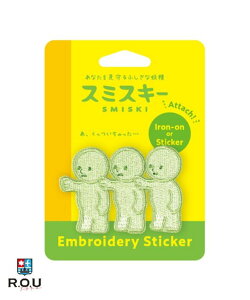 �yR.O.U�z�h���[���Y �X�~�X�L�[ �G���u���C�_���[�X�e�b�J�[ SMI66454 SMISKI Embroidery Sticker �`�r�h���X�L�[