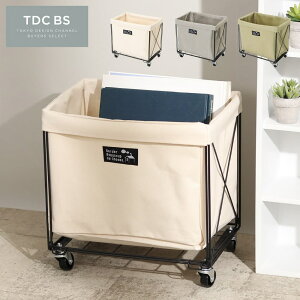 【ポイント10倍 10/27 13:00〜11/3 23:59まで】センプリチェ スクエアカート ■ ランドリーバスケット ランドリーワゴン カート 折りたたみ キャスター付き 簡易撥水 収納 コンパクト おしゃれ