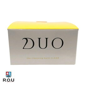 【ポイント10倍 5/23 20:00～5/27 1:59まで】【R.O.U】DUO デュオ クレンジングバーム クリア 90g