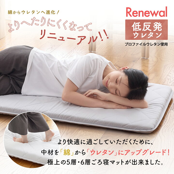 楽天市場】【クーポンで20%OFF】【一部予約】 ごろ寝マット 65×115cm 