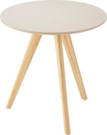 テーブル サイドテーブル ナイトテーブル ディスプレイ台 木製 天然木 パイン くすみカラー 三本脚 おしゃれ コンパクト シンプル 北欧 韓国 かわいい ナチュラル 一人暮らし ベージュ グリーン ピンク グレー TAP-008