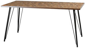 ダイニングテーブル 150×80 高さ72cm 幅150cm 奥行60cm スチール おしゃれ インダストリアル シンプル 長方形 ナチュラル PT-338