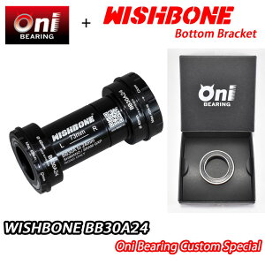 �y6/15�́u5�{�I�v�G���g���[�Ń|�C���gUP�zONI�x�A�����O�X�y�V�����d�l�IWISHBONE BB30A24 Shimano ONI BEARING CUSTOM BOTTOM BRACKET CANNONDALE �E�B�b�V���{�[�� �V�}�m �{�g���u���P�b�g �J�X�^�� �L���m��