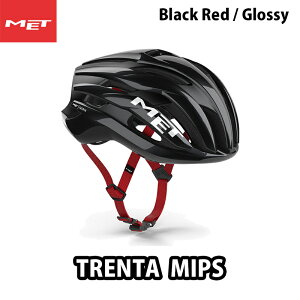 MET TRENTA MIPS�i���b�g �g�����^ �~�b�v�X�j BLACK RED GLOSSY�i�u���b�N���b�h�@�O���b�V�[�j M/L �w�����b�g �yJCF���F�z�@���[�h�o�C�N