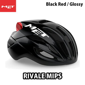 �y3/1�́u3�{�I�v�G���g���[�Ń|�C���gUP�zMET RIVALE MIPS �i���b�g �����@�[�� �~�b�v�X�jBlack Red Glossy�i�u���b�N���b�h�@�O���b�V�[�j M/L �w�����b�g �yJCF���F�z���[�h�o�C�N
