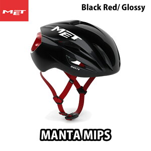 �y2/15�́u4�{�I�v�G���g���[�Ń|�C���gUP�zMET MANTA MIPS �i���b�g �}���^ �~�b�v�X�j BLACK RED GLOSSY �i�u���b�N���b�h�@�O���b�V�[�jM/L �w�����b�g �yJCF���F�z�@���[�h�o�C�N
