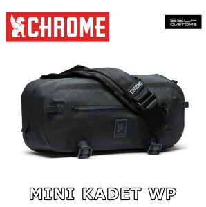 �y10/30�́u4�{�I�v�G���g���[�Ń|�C���gUP�zCHROME �N���[�� MINI KADET WP �i�~�j �J�f�b�g �E�H�[�^�[ �v���[�t�jWATER PROOF �u���b�N �� BAG 0841916187450