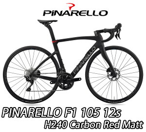 �y12/22�́u10�{�I�v�G���g���[�Ń|�C���gUP�zPINARELLO 2026 ROADBIKE F1 DISK Shimano 105 12s ������ H240 CARBON RED MATT �s�i���� ���[�h�o�C�N �G�t���� �f�B�X�N 105 �J�[�{�����b�h�}�b�g�J���[ �V�i�y�Ζ�