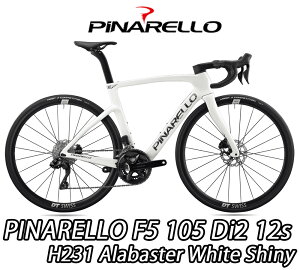 y11/15́u4{IvGg[Ń|CgUPzPINARELLO 2026 ROADBIKE F5 DISK Shimano 105 Di2 12s  H231 ALABASTER WHITE SHINY si [hoCN Gtt@Cu fBXN d 105 AoX^[zCgV