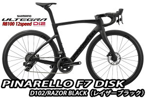 PINARELLO 2025 ROADBIKE F7 DISK Shimano Ultegra Di2 12s  D102 RAZOR BLACK si [hoCN GtZu fBXN d AeO CU[ubN J[ ViyΖʔ̔ziʔ̕sj