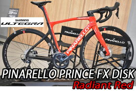 【11/20は「10倍！」エントリーでポイントUP】PINARELLO 2022 ROADBIKE PRINCE FX DISK Shimano Ultegra 11s 完成車 B232 RADIANT RED ピナレロ ロードバイク プリンス エフエックス ディスク アルテグラ ラディアントレッドカラー 新品【対面販売】（通販不可）