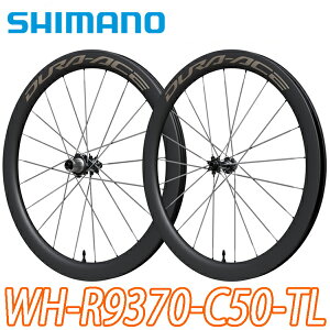 �y9/18�́u�ő�4�{�I�v�G���g���[�Ń|�C���gUP�zSHIMANO WH-R9370-C50-TL-F/R DURAACE WHEELS SET �V�}�m �f�����G�[�X 50mm �`���[�u���X �z�C�[�� �O��Z�b�g