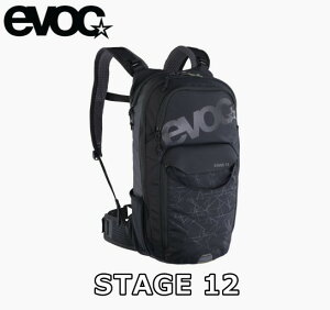 �y4/5�́u5�{�I�v�G���g���[�Ń|�C���gUP�zEVOC STAGE 12L BLACK �C�[�{�b�N �X�e�[�W12L 100215100 �o�C�N�p�b�N 2024STAGE 4250450730552