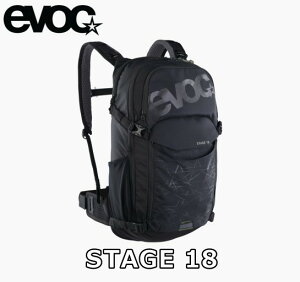 �y4/5�́u5�{�I�v�G���g���[�Ń|�C���gUP�zEVOC STAGE 18L BLACK �C�[�{�b�N �X�e�[�W18L �u���b�N 100214100 �o�C�N�p�b�N 2024STAGE 4250450730521